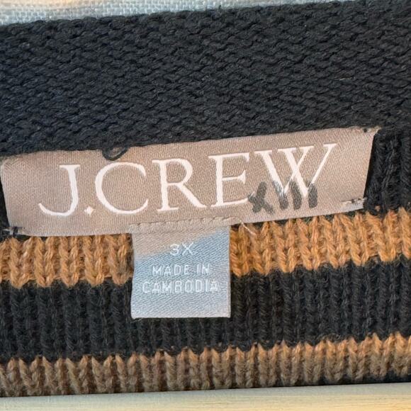 EUC J. CREW Emilie Sweater Lady Jacket Size 3X Stripe Elegant Classic Preppy - Picture 7 of 11